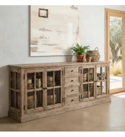 Zona-Design Komoda DEPINO 220 cm drewno sosny