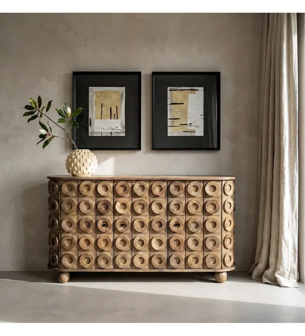 Zona-Design Komoda DERACENO 147 cm drewno mango