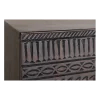 Invicta Interior - przedsprzedaż Komoda 3D TRIBAL 120 cm drewno mango ciemny brąz