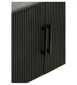 L&L Komoda DUMOSI 140 cm czarna