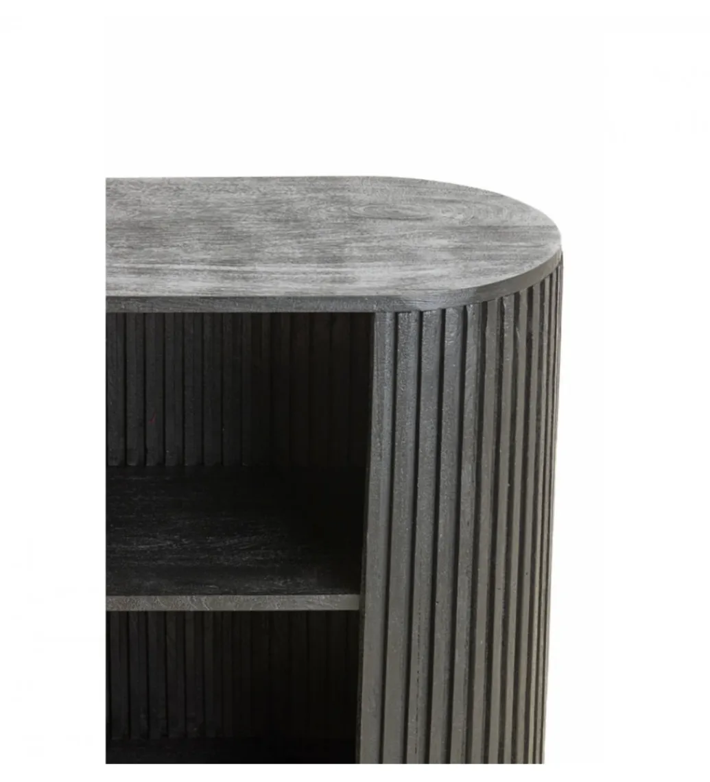 L&L Komoda DUMOSI 100 cm czarna