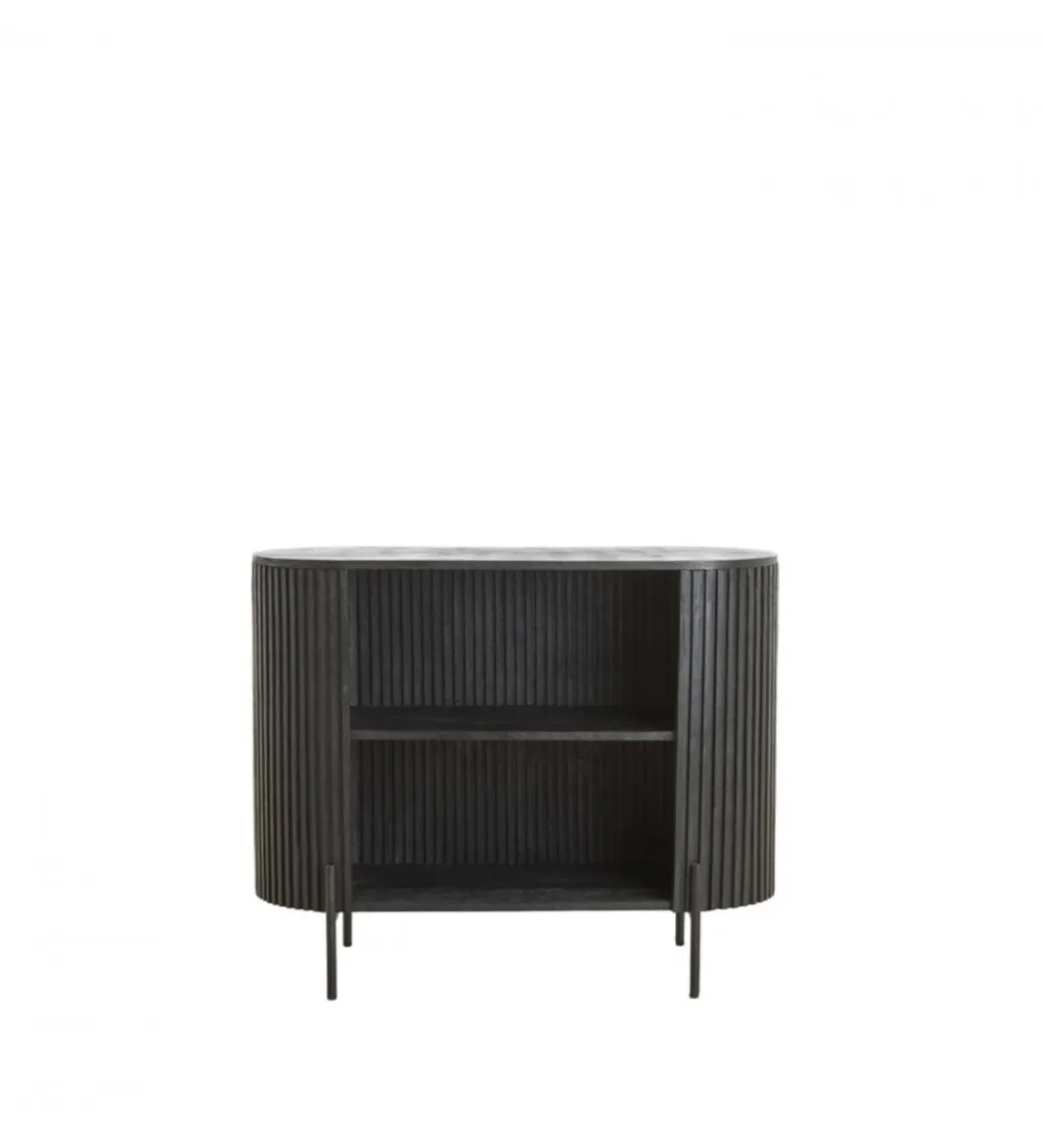 L&L Komoda DUMOSI 100 cm czarna