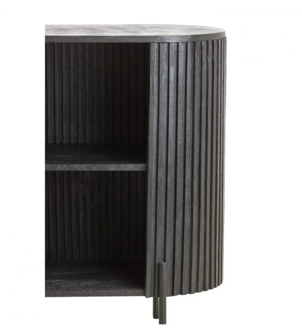 L&L Komoda DUMOSI 100 cm czarna