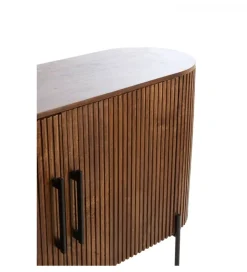 L&L Komoda DUMOSI 140 cm naturalna brązowa