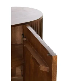 L&L Komoda DUMOSI 140 cm naturalna brązowa