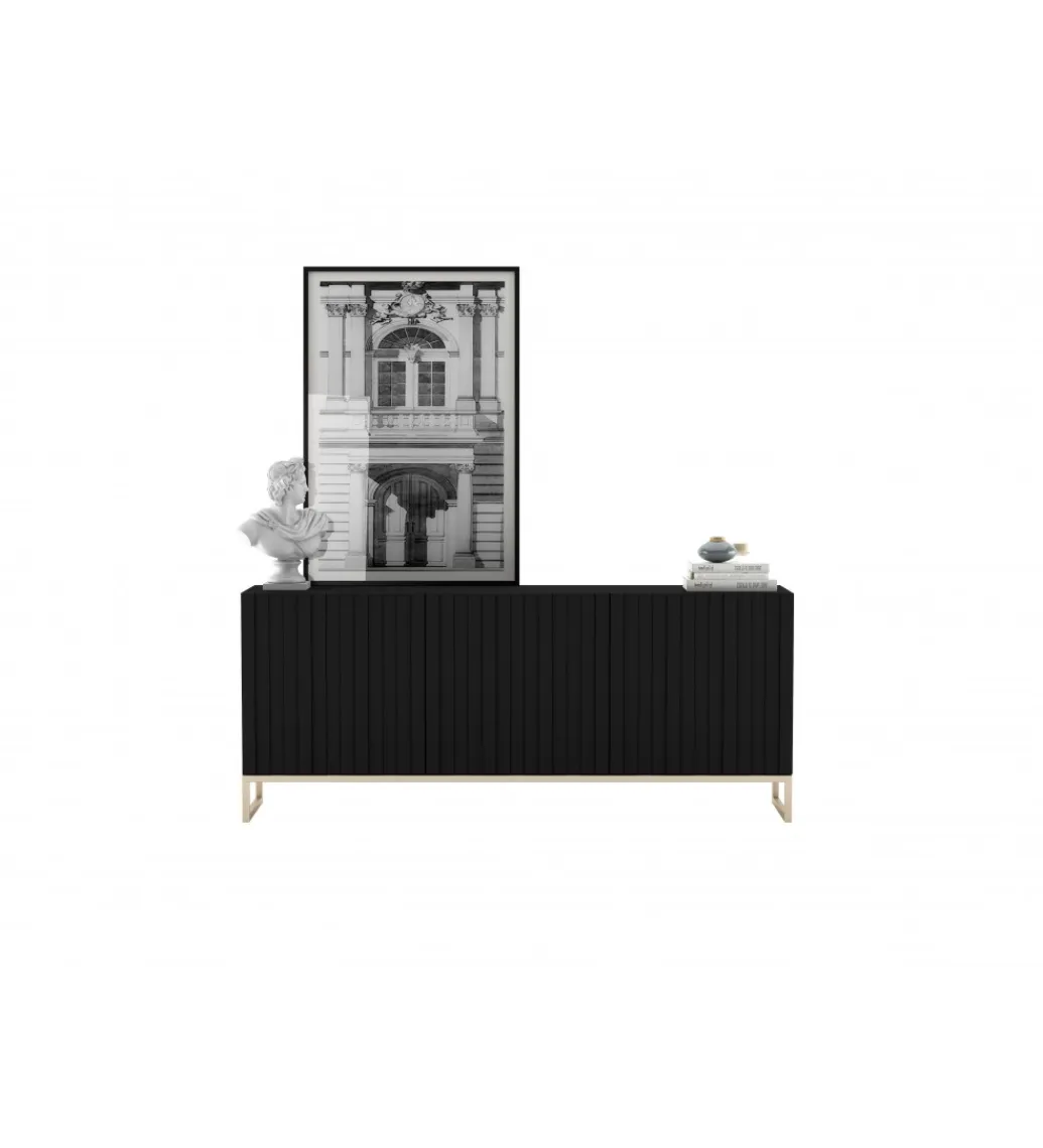 Polski Design ML Komoda ELPIS 168 cm czarna