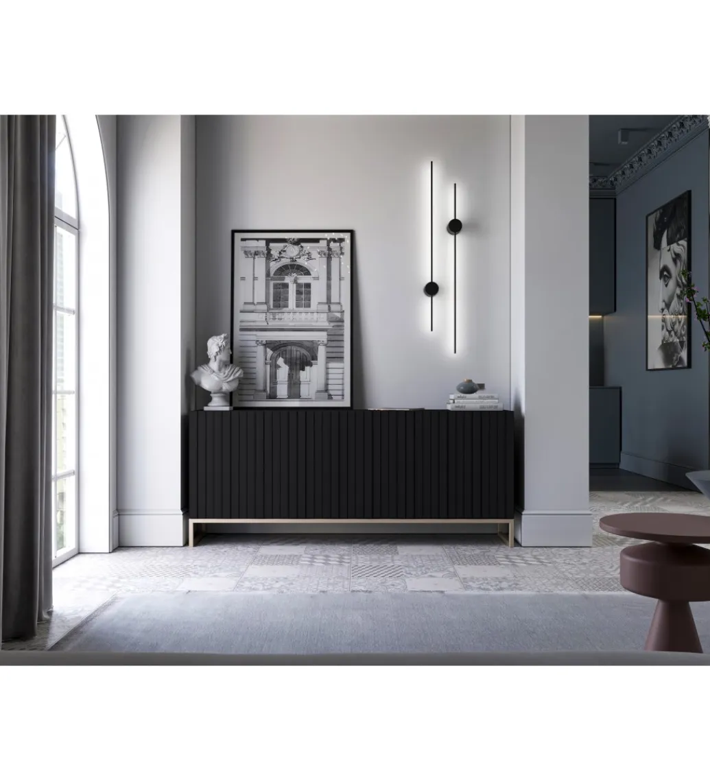 Polski Design ML Komoda ELPIS 168 cm czarna
