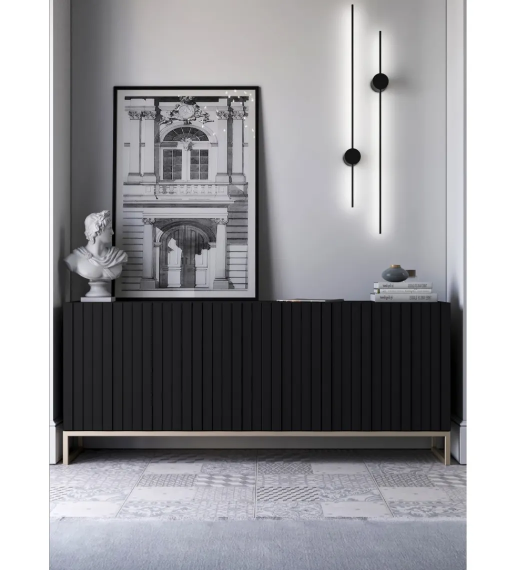 Polski Design ML Komoda ELPIS 168 cm czarna