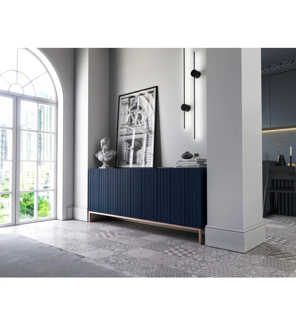 Polski Design ML Komoda ELPIS 168 cm granatowa