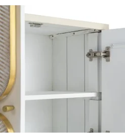 Zona-Design Komoda ESPAZERO 152 cm drewno mango biała