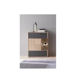 MCA Komoda ESPERO 156 cm Dąb Sękaty W Kolorze Bianco