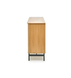 Halmar Komoda ESPERO 184 cm dąb sękaty w kolorze bianco