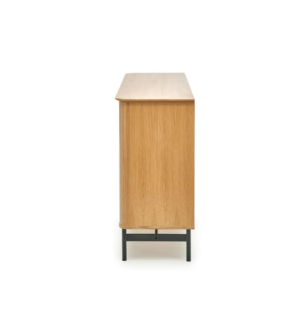 Halmar Komoda ESPERO 184 cm dąb sękaty w kolorze bianco