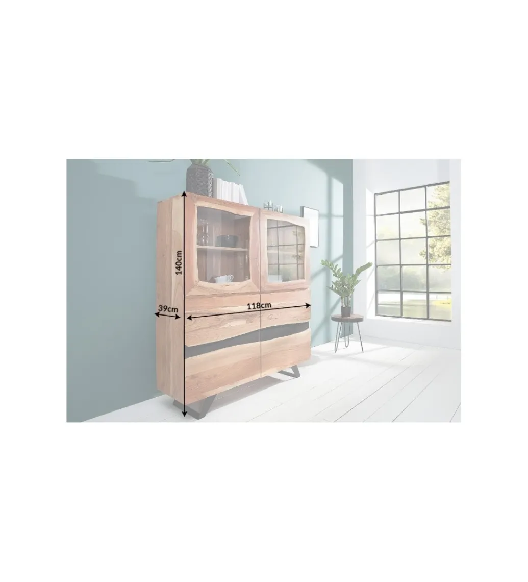 Invicta Interior Komoda EUFRAT Amazonas 140 cm drewno akacja