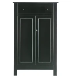 WOOOD Komoda EVA 150 cm drewno sosna czarna