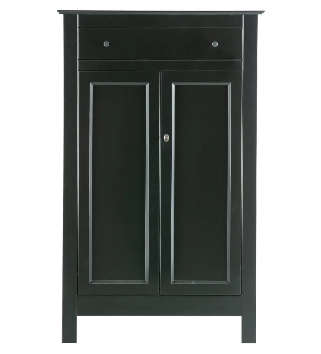 WOOOD Komoda EVA 150 cm drewno sosna czarna