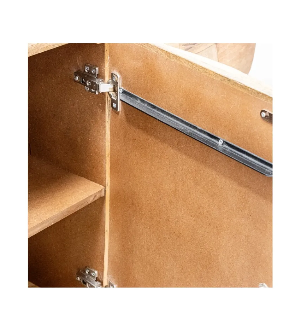 Exclusivas Komoda FEYRA 124 cm drewno mango