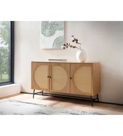 WOHNLING, GERMANY Komoda FONTA 140 cm w optyce dębu