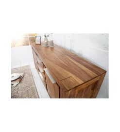 Invicta Interior - przedsprzedaż Komoda FORCE Giant 175 cm drewno Sheesham