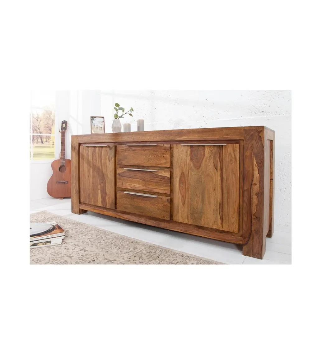 Invicta Interior - przedsprzedaż Komoda FORCE Giant 175 cm drewno Sheesham