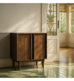 Zona-Design Komoda GARREL 90 cm drewno mango brązowa