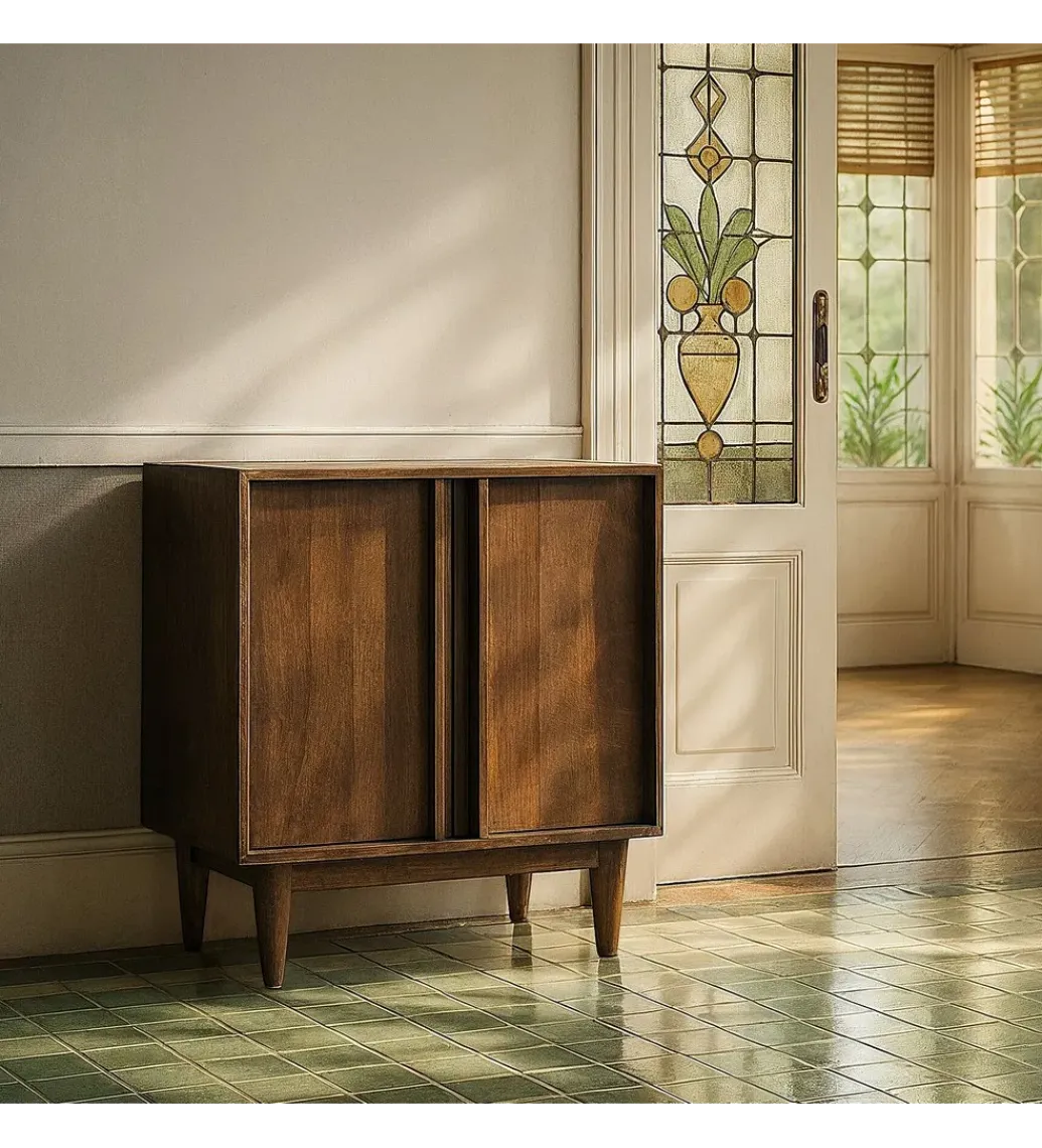 Zona-Design Komoda GARREL 90 cm drewno mango brązowa