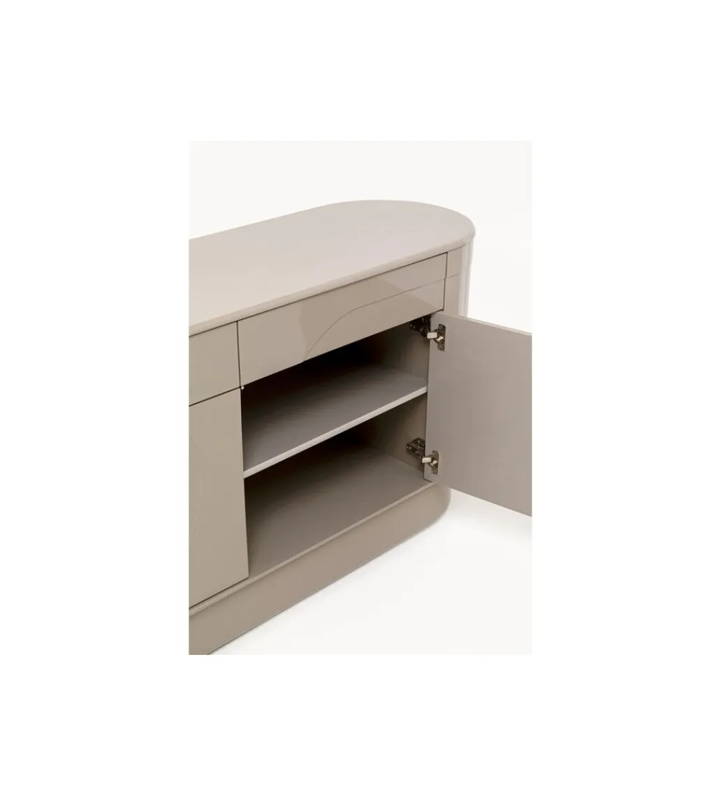 KARE Komoda GLOSSY 160 x 76 cm taupe