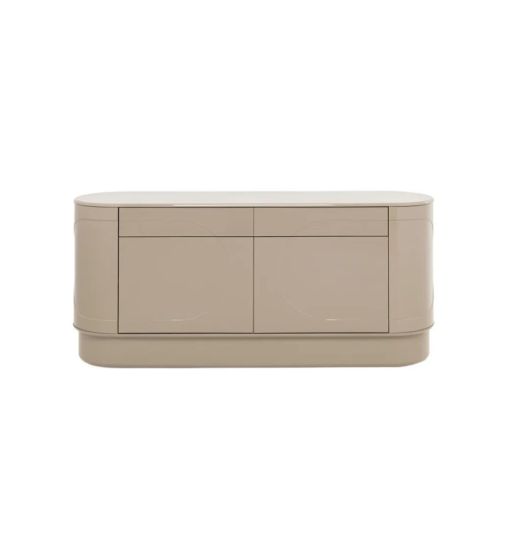 KARE Komoda GLOSSY 160 x 76 cm taupe