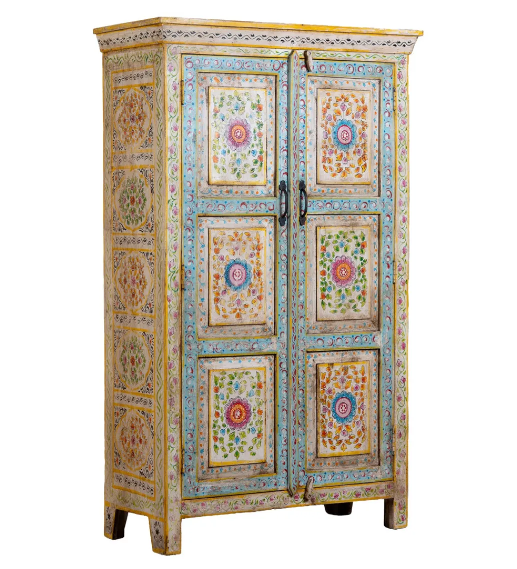 Exclusivas Komoda GOLDEN LAGOON 180 cm 3D drewno mango