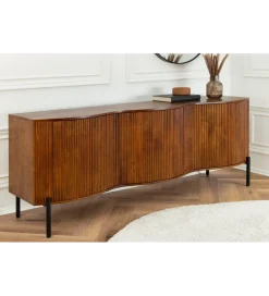 Invicta Interior - przedsprzedaż Komoda GRANDEUR 180 cm drewno mango brązowa