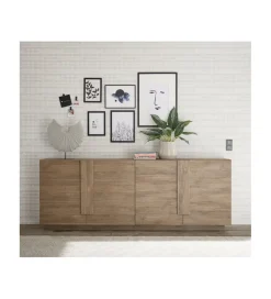 MCA Linia Włoska Komoda JUPITER 241 cm w kolorze dąb Mercure
