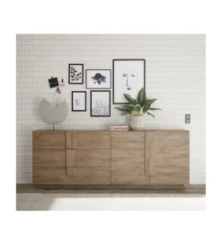 MCA Linia Włoska Komoda JUPITER 241 cm w kolorze dąb Mercure
