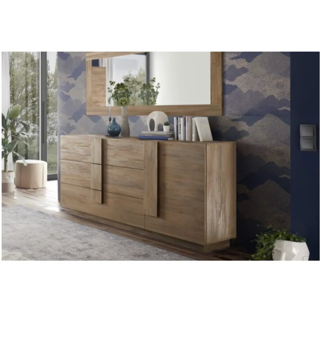 MCA Linia Włoska Komoda JUPITER 182 cm w kolorze dąb Mercure
