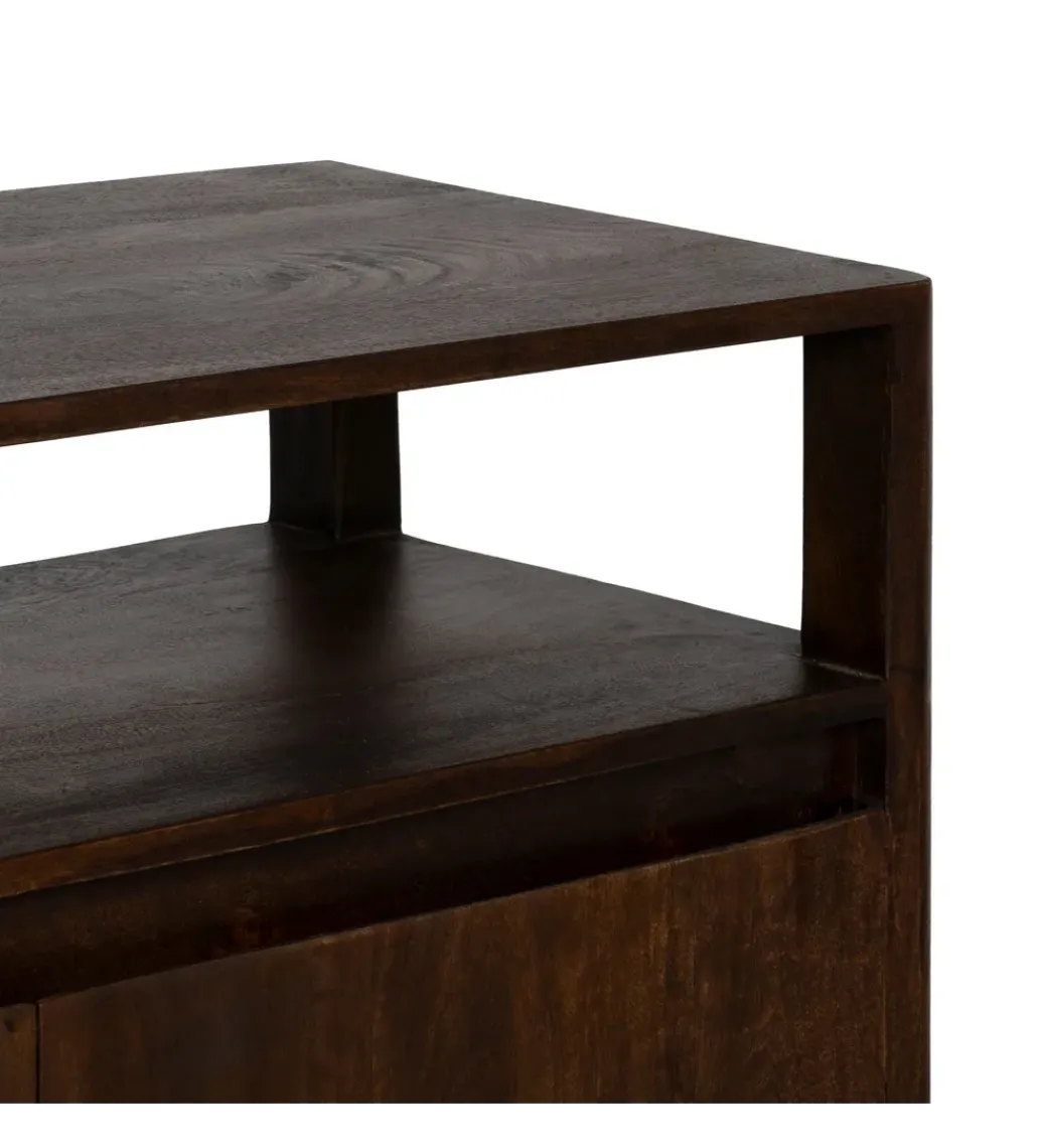 Zona-Design Komoda KURT 190 cm drewno mango ciemny brąz