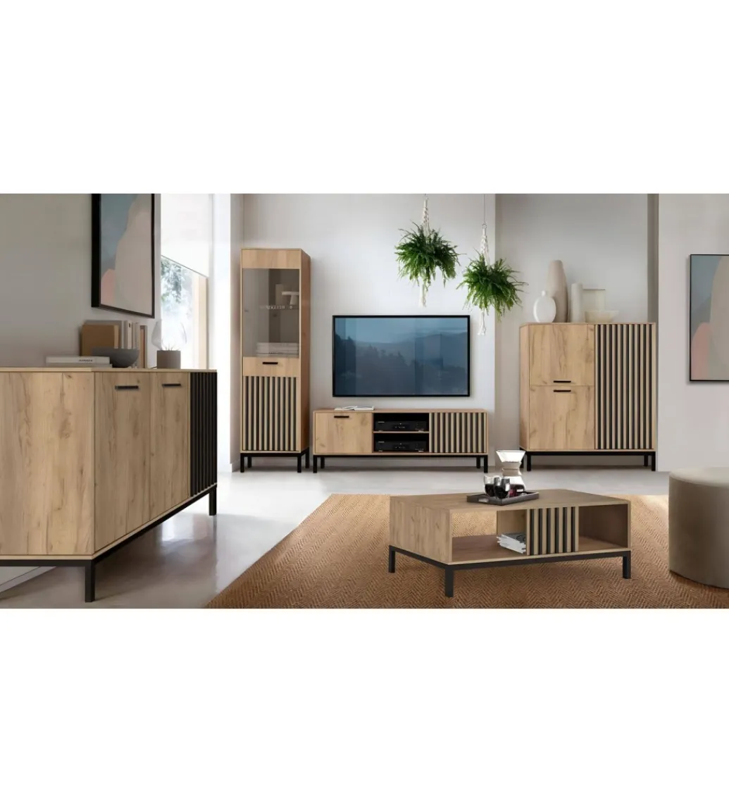 Halmar Komoda LAMINO 154 cm kolor naturalnego dębu