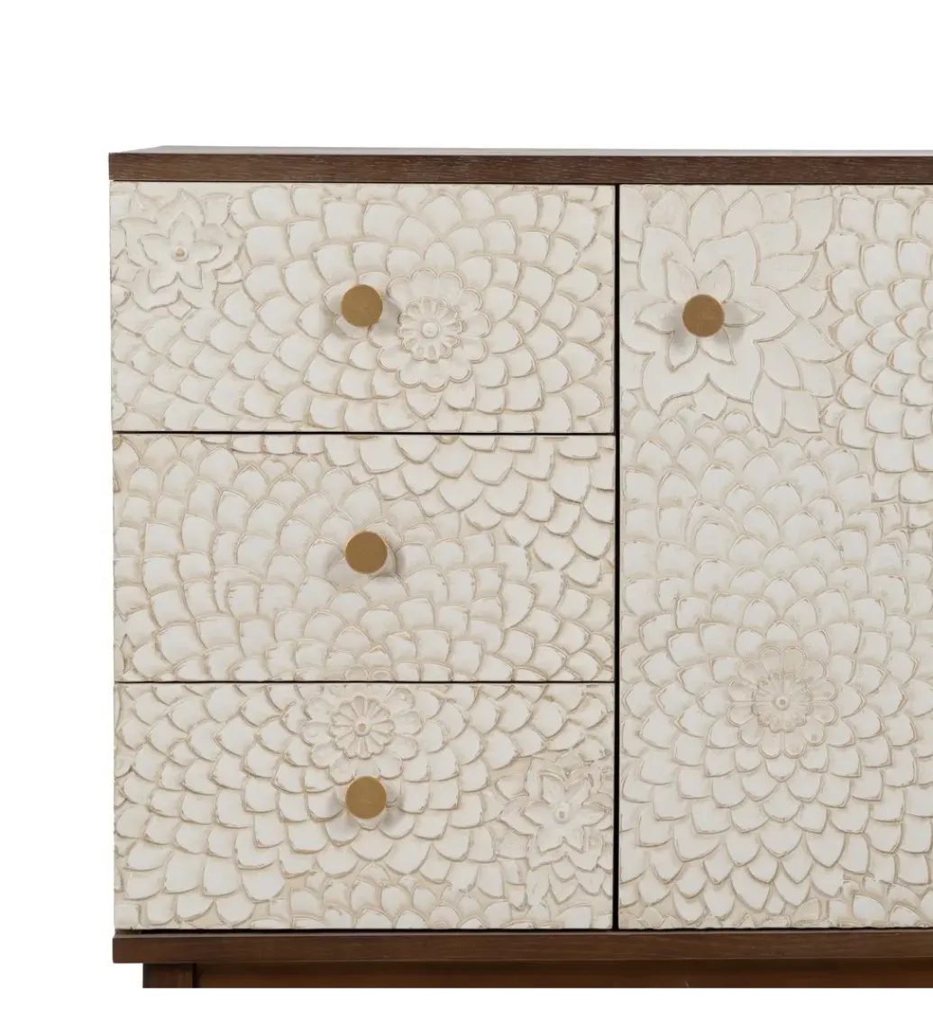 Zona-Design Komoda LAPUNA 80 cm drewno sosnowe