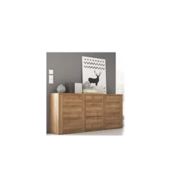 Helvetia Komoda LARONA 176 Cm O Wybarwieniu dąb riviera jasny