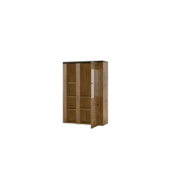 Helvetia Komoda LARONA 100 Cm O Wybarwieniu Satin Nussbaum z kolorem Touchwood