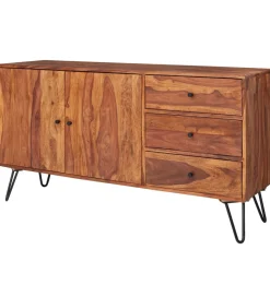 WOHNLING, GERMANY Komoda LORENZO 140 cm drewno sheesham