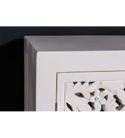 Invicta Interior - przedsprzedaż Komoda LYNX 170 cm drewno mango biała