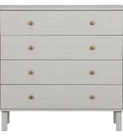 WOOOD Komoda MADU 91 cm drewno sosna szara