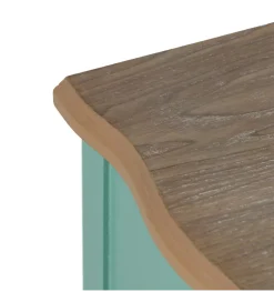 Zona-Design Komoda MASOL 80 cm drewno jodłowe Turkusowa