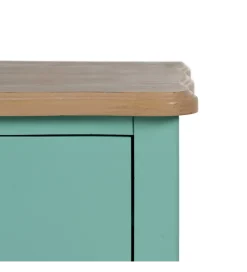 Zona-Design Komoda MASOL 80 cm drewno jodłowe Turkusowa