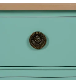 Zona-Design Komoda MASOL 80 cm drewno jodłowe Turkusowa
