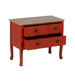 Zona-Design Komoda MASOL 80 cm drewno jodłowe Terakota