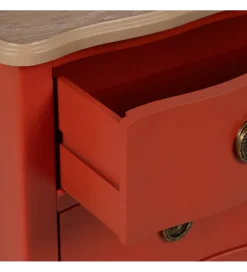 Zona-Design Komoda MASOL 80 cm drewno jodłowe Terakota