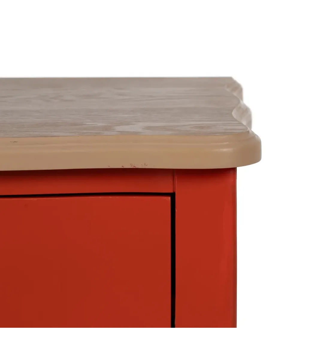 Zona-Design Komoda MASOL 80 cm drewno jodłowe Terakota