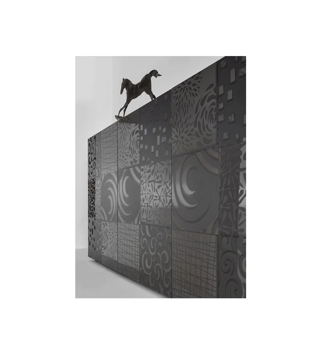 MCA Linia Włoska Komoda MIRO 120 cm antracyt
