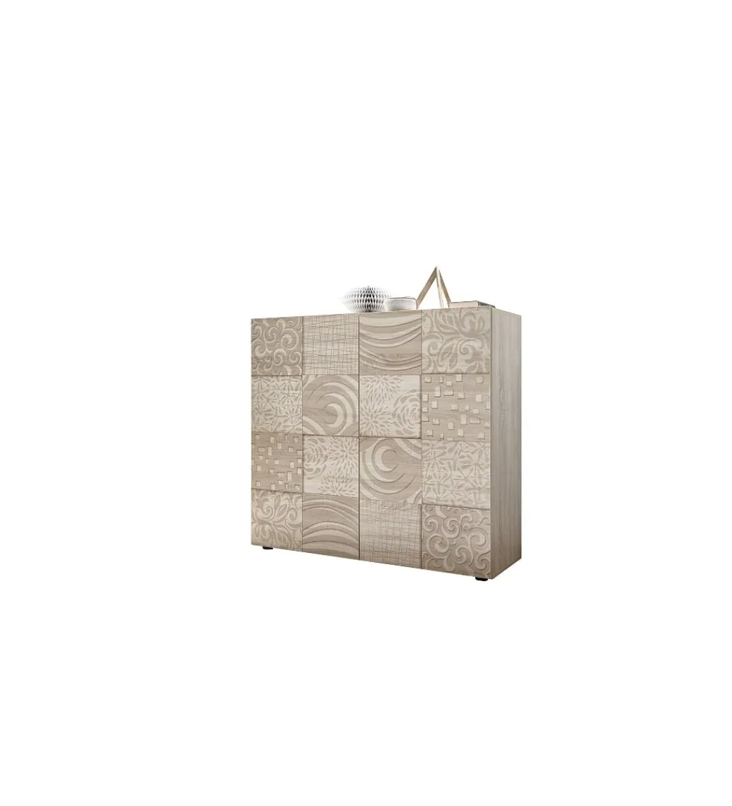 MCA Linia Włoska Komoda MIRO 120 cm dąb sonoma