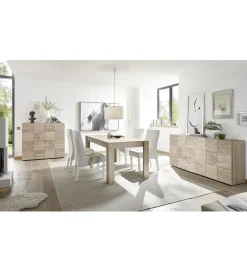 MCA Linia Włoska Komoda MIRO 120 cm dąb sonoma